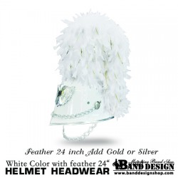 05-Helmet-White add gold